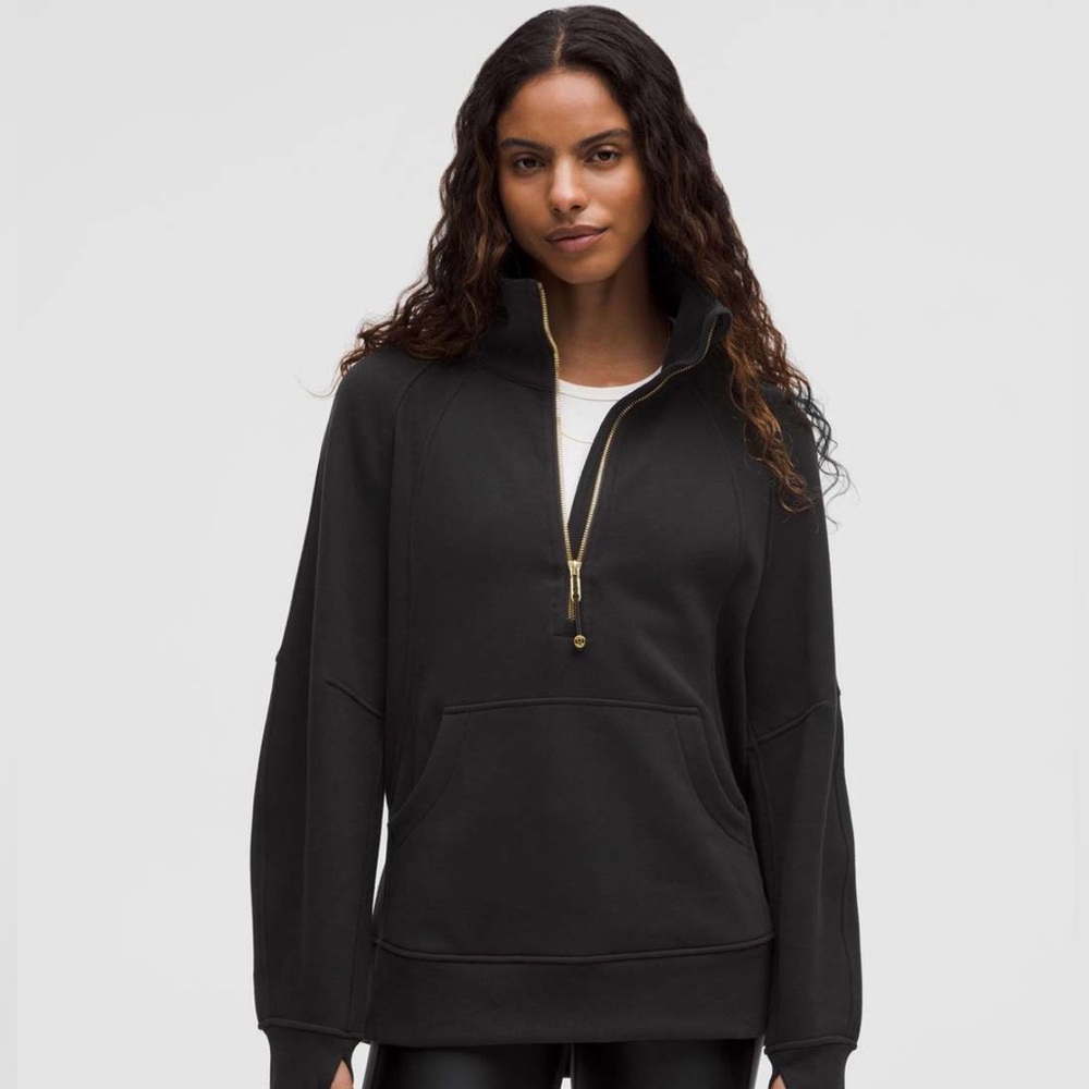 lululemon athletica 1/4 zip full length oversized scuba Sweater